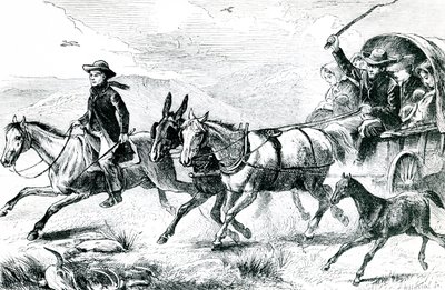 A Mormon Family Going to the Conference by American School